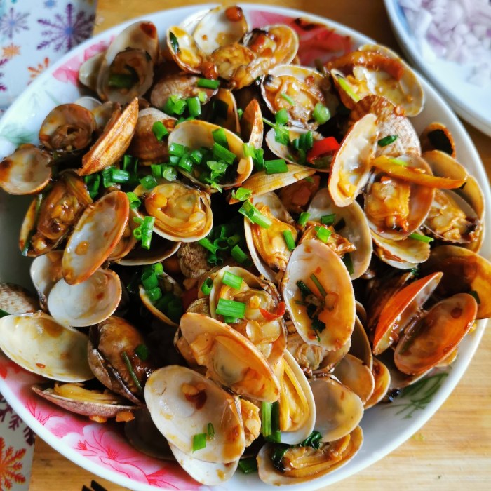 How to cook clams chinese style