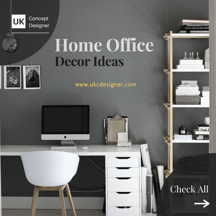 How to decorate a small office area