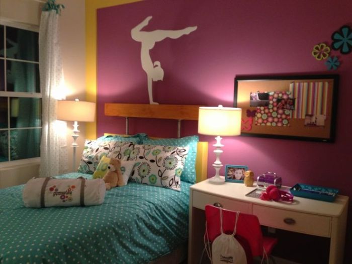 How to make gymnastics room decor