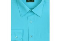 Turquoise dress shirts for men