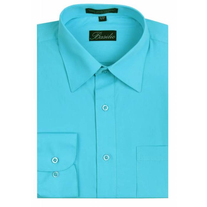 Turquoise dress shirts for men