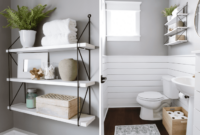 How to decorate a white powder room