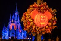 When does disney world start decorating for halloween