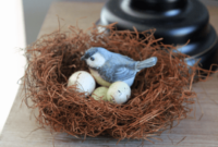 How to make a birds nest for decoration