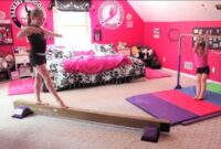 How to make gymnastics room decor