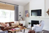 How to decorate a brown living room