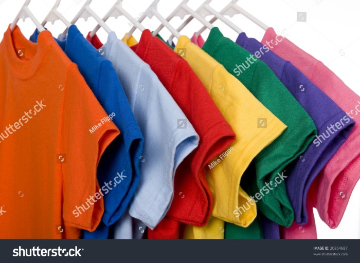 Colorful men's dress shirts